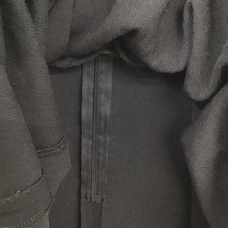 ザラベーシック ZARA BASIC ワンピース ひざ丈スカート M 無地 黒 / ブラック /  レディース USED 古着 中古 10129591