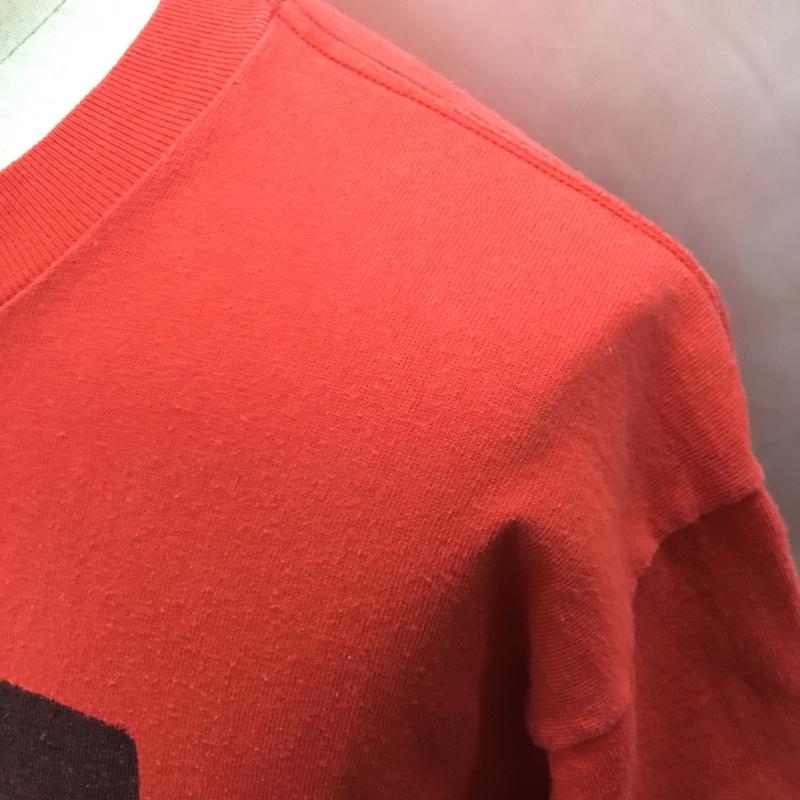 古着 USED Tシャツ 半袖 半袖カットソー プリントTシャツ クルーネックカットソー ヘルタースケルター チャールズマンソン M プリント 赤 / レッド /  メンズ USED 古着 中古 10114139