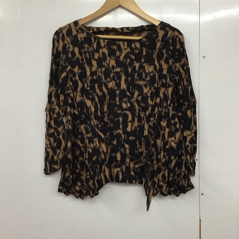 マカフィー MACPHEE シャツ、ブラウス 七分袖 38 総柄 マルチカラー / マルチカラー /  レディース USED 古着 中古 10141232