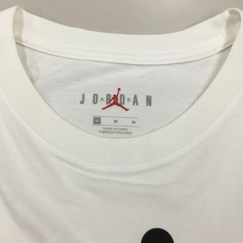 エアジョーダン AIR JORDAN Tシャツ 半袖 cd5617-100 ジョーダンバスケットボールトップス 半袖カットソー プリントTシャツ M プリント 白 / ホワイト /  メンズ USED 古着 中古 10121790