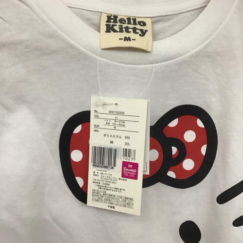 古着 USED Tシャツ 半袖 ハローキティ M キャラクター X プリント 白 / ホワイト /  レディース USED 古着 中古 10147671