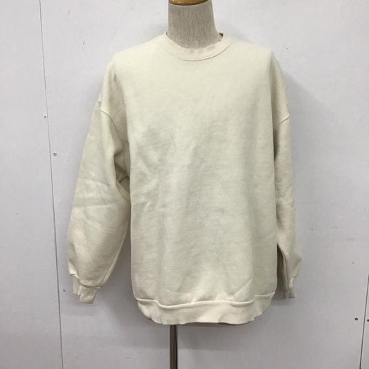 フリークスストア FREAK S STORE トレーナー 長袖 203-1224 HEAVY SWEAT 裏起毛 スウェット M 無地 アイボリー / アイボリー /  メンズ USED 古着 中古 10106909