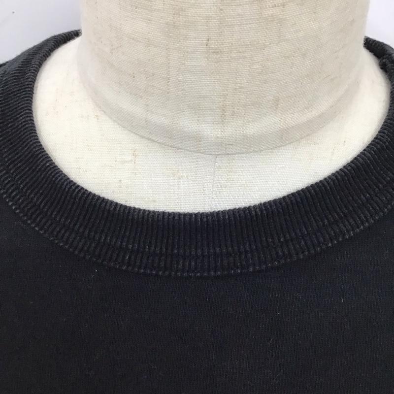 ケボズ KEBOZ カットソー 半袖 半袖カットソー プリントTシャツ クルーネックカットソー 半袖スウェット M ロゴ、文字 黒 / ブラック /  メンズ USED 古着 中古 10119432