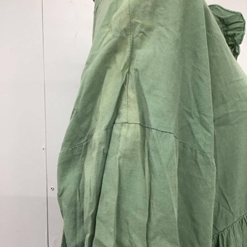 メルロー merlot ワンピース ロングスカート 無地 薄緑 / ライトグリーン /  レディース USED 古着 中古 10121389