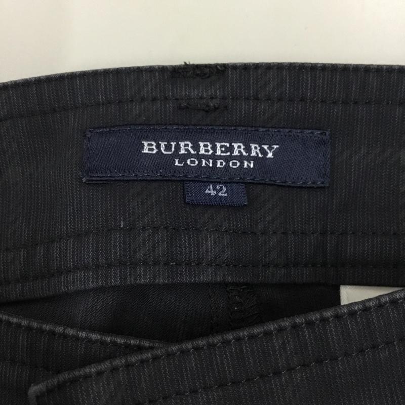 バーバリーロンドン Burberry London パンツ デニム、ジーンズ スリムパンツ チェックパンツ カジュアルパンツ 42 チェック 灰 / グレー /  メンズ USED 古着 中古 10108423