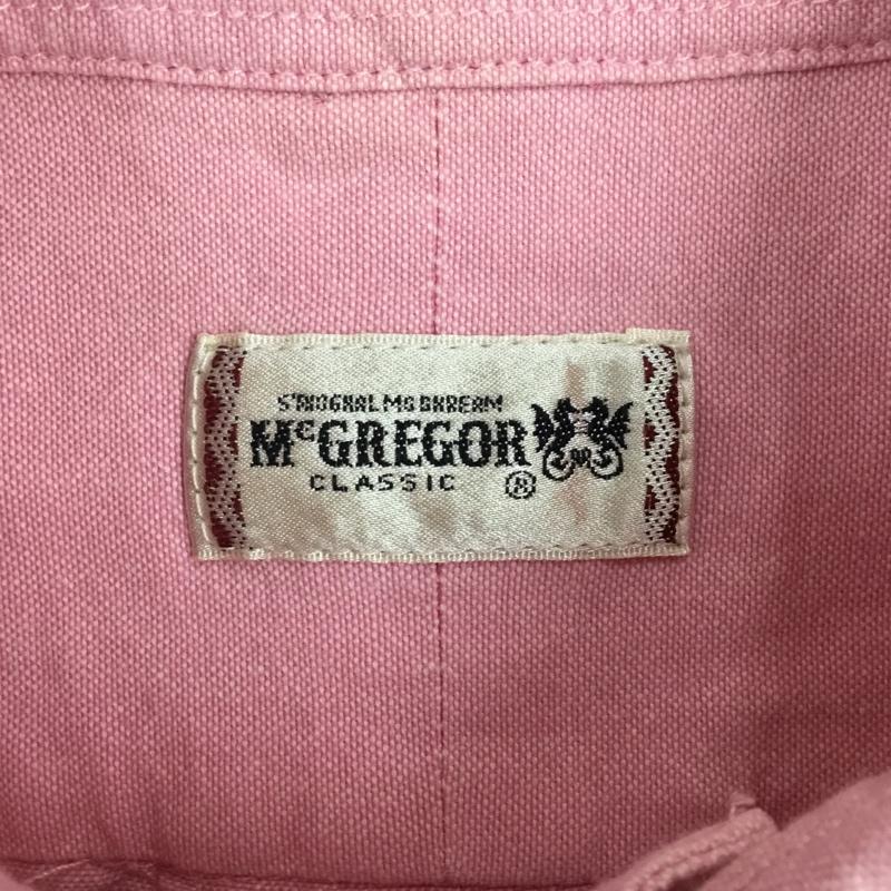 マックレガー McGREGOR シャツ、ブラウス 半袖 半袖シャツ カラーシャツ 半袖カットソー 無地シャツ 1 ロゴ、文字 赤 / レッド /  メンズ USED 古着 中古 10108943