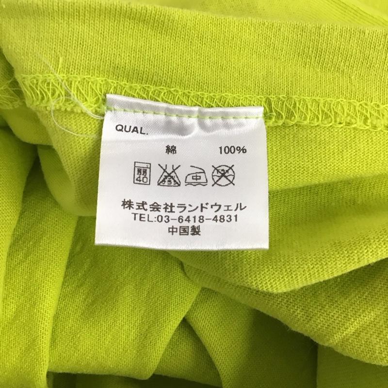 チャムス CHUMS Tシャツ 半袖 S プリント 黄緑 / イエローグリーン /  メンズ USED 古着 中古 10131352