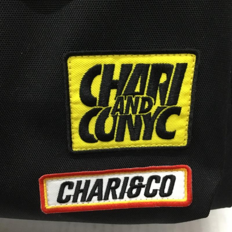 チャリアンドコー CHARI&CO リュックサック、デイパック リュックサック、デイバッグ ワッペン ロゴ、文字 黒 / ブラック /  メンズ USED 古着 中古 10107607