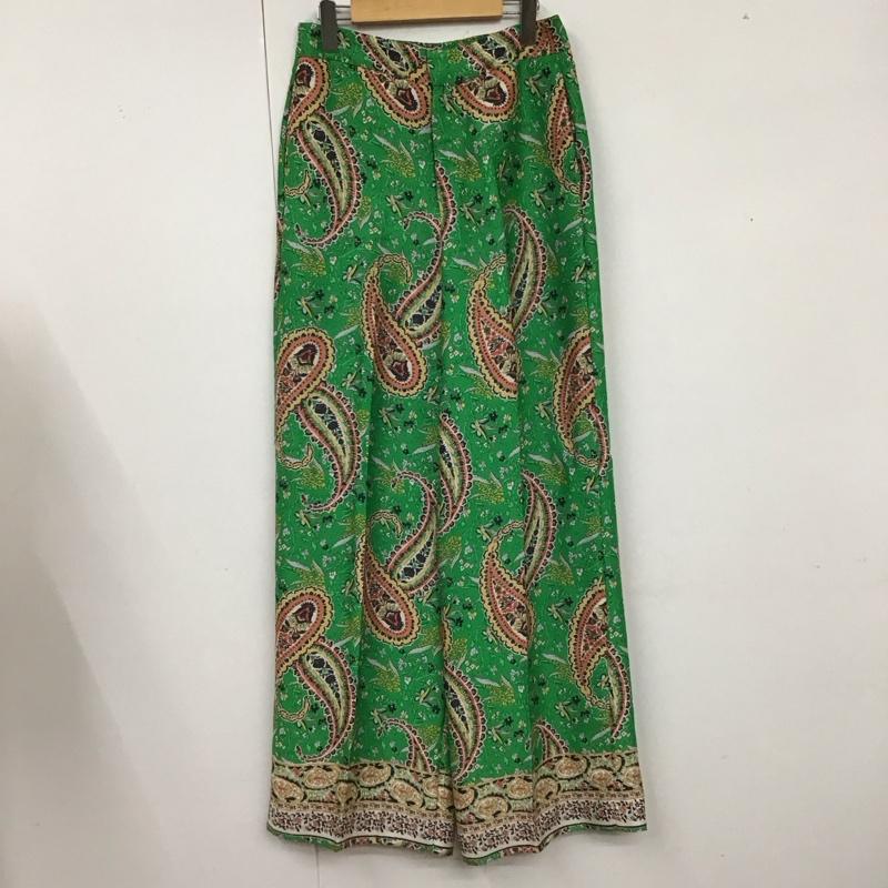 ザラ ZARA ボトムス ボトムス 2760 318 330 ワイドパンツ M ペイズリー マルチカラー / マルチカラー /  レディース USED 古着 中古 10123056