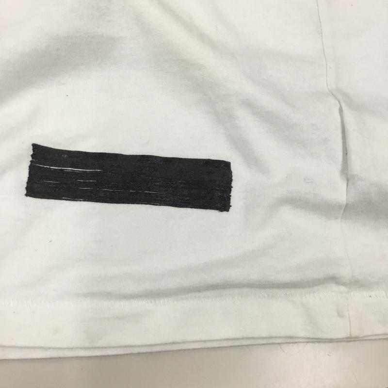 オフホワイト Off-White カットソー 長袖 omab008f17185030 長袖Tシャツ ラグラン S ロゴ、文字 白 / ホワイト / X 黒 / ブラック /  メンズ USED 古着 中古 10114814