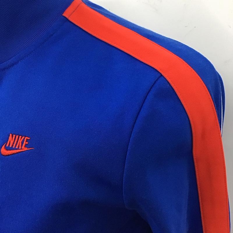 ナイキ NIKE ジャケット、上着 ジャンパー、ブルゾン ジップアップジャケット ジャンパー ジャケット カジュアルジャケット アウター S ロゴ、文字 青 / ブルー / X 赤 / レッド /  メンズ USED 古着 中古 10115123