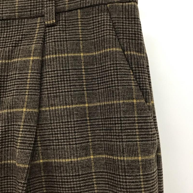 グローバルワーク GLOBAL WORK パンツ スラックス スラックスパンツ ワイドパンツ センタータックパンツ S チェック マルチカラー / マルチカラー /  レディース USED 古着 中古 10142474
