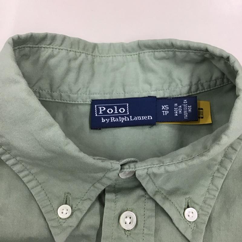 ポロバイラルフローレン Polo by RALPH LAUREN シャツ、ブラウス 長袖 XS 無地 薄緑 / ライトグリーン /  メンズ USED 古着 中古 10122018