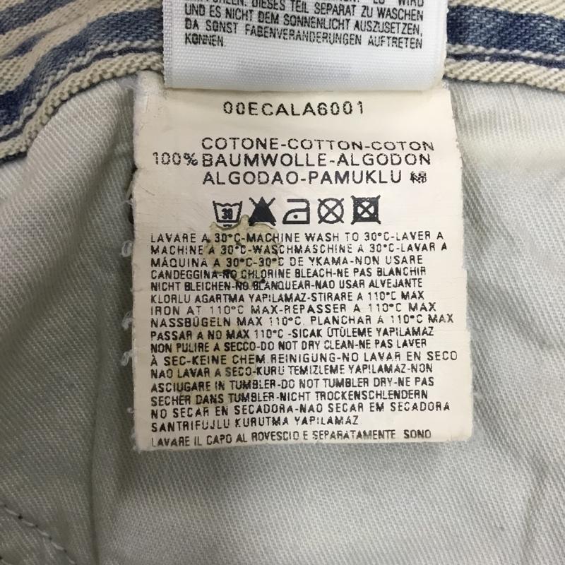 ディーゼル DIESEL パンツ デニム、ジーンズ スリムパンツ カジュアルパンツ ストライプパンツ デニムジーンズ 26インチ ストライプ 白 / ホワイト / X 水色 / ライトブルー /  メンズ USED 古着 中古 10117530