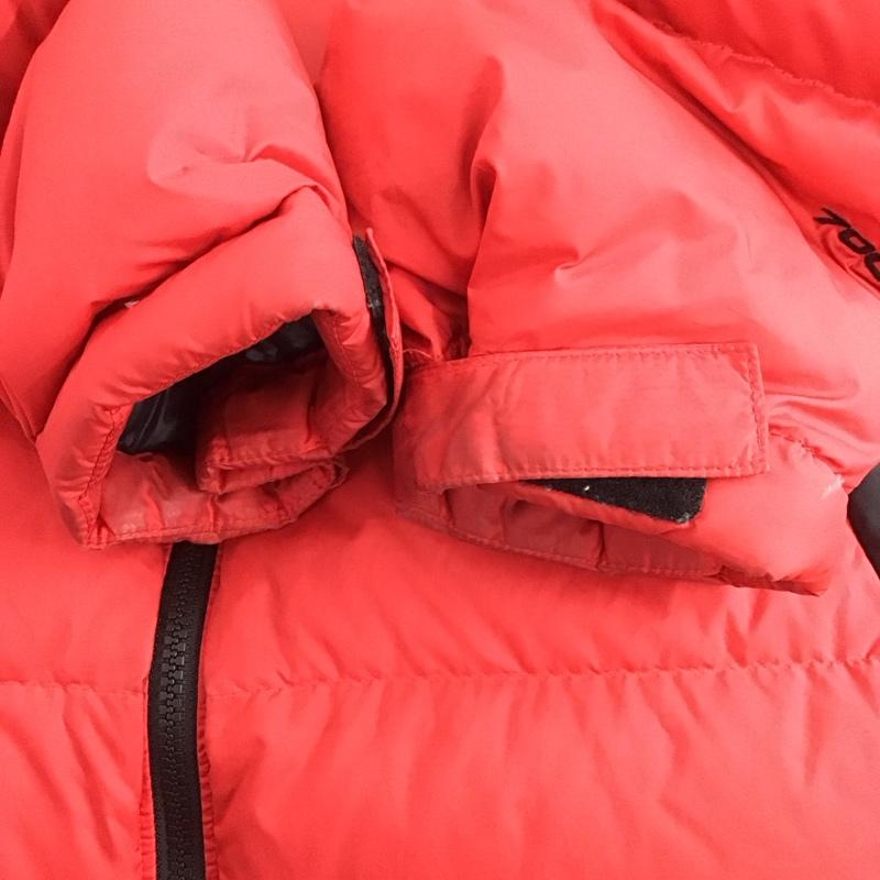 ザノースフェイス THE NORTH FACE ジャケット、上着 ジャンパー、ブルゾン nf0a2zwe NUPTSEJACKET ダウンジャケット アウター M ロゴ、文字 黒 / ブラック / X 赤 / レッド /  メンズ USED 古着 中古 10143258