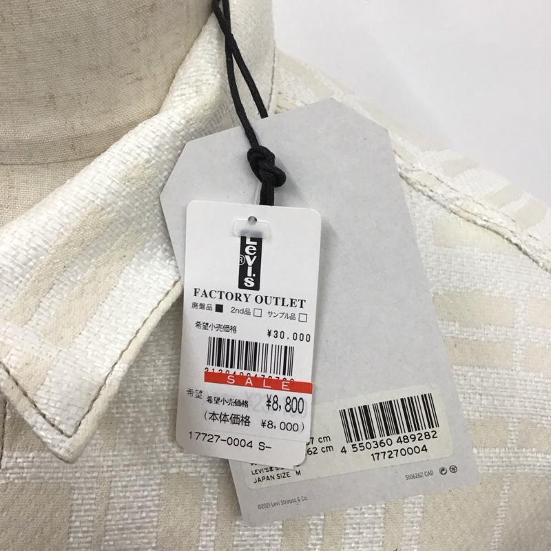 リーバイストラウスアンドコー Levi Strauss & co. ジャケット、上着 ジャケット、ブレザー カジュアルジャケット カラージャケット ポケットジャケット アウター S 総柄 白 / ホワイト /  メンズ USED 古着 中古 10123835