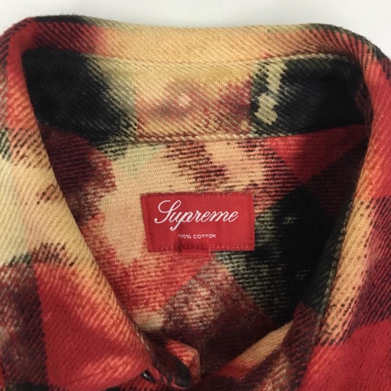 シュプリーム Supreme シャツ、ブラウス 長袖 13AW BleachedBuffaloHeavyweightShirt 長袖シャツ M 総柄 マルチカラー / マルチカラー /  メンズ USED 古着 中古 10122280