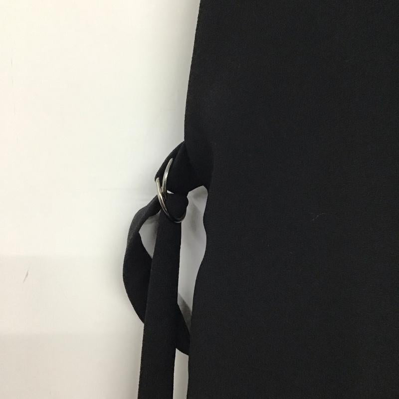 ザラ ZARA ベスト ベスト オーバーサイズベスト ノースリーブカットソー 前ボタン L 無地 黒 / ブラック /  レディース USED 古着 中古 10136750