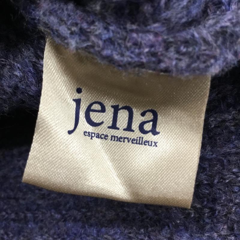 ジェナエスパスメルヴェイユ jena espace merveilleux ニット、セーター 長袖 FREE 無地 紫 / パープル /  レディース USED 古着 中古 10138263