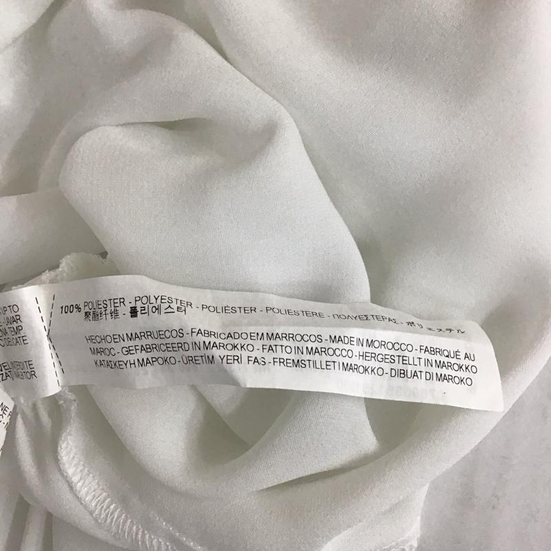 ザラ ZARA カットソー 長袖 7696 381 251 スキッパー S 無地 白 / ホワイト /  レディース USED 古着 中古 10113485