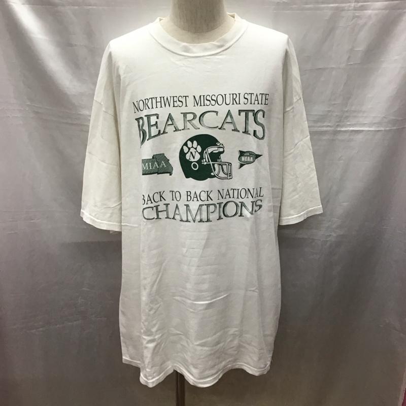 古着 USED Tシャツ 半袖 半袖カットソー プリントTシャツ 00s ncaa mcdonalds 古着 XXL プリント 白 / ホワイト /  メンズ USED 古着 中古 10118412