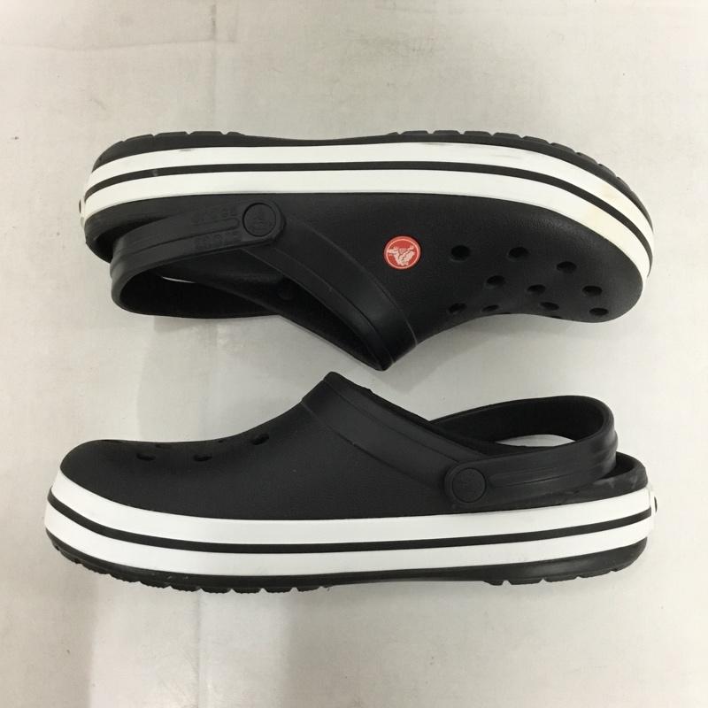 クロックス crocs サンダル サンダル クロックバンド M8 ロゴ、文字 黒 / ブラック /  メンズ USED 古着 中古 10149226