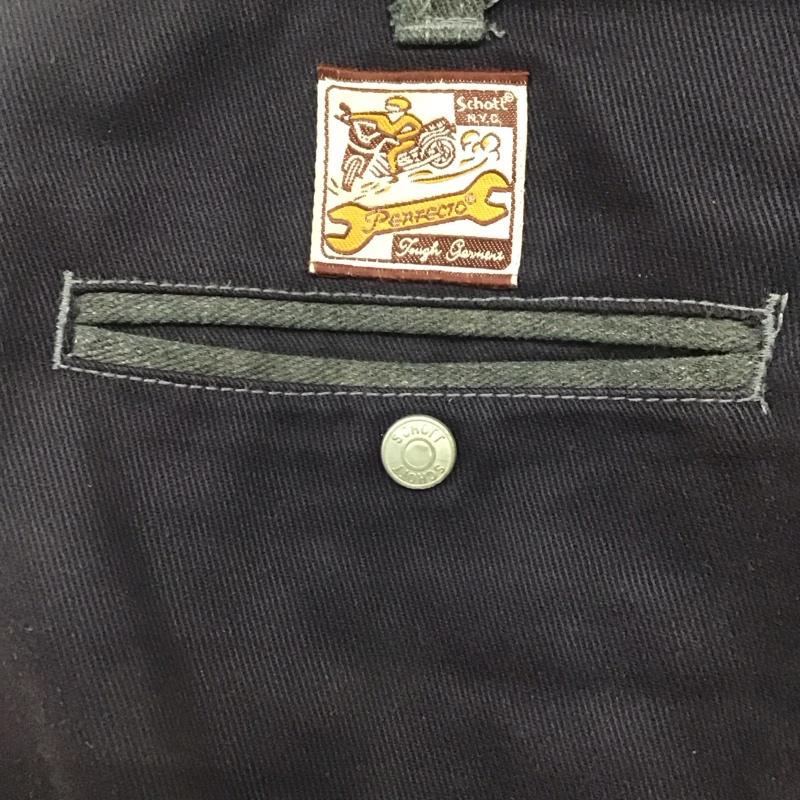 ショット schott パンツ ワークパンツ、ペインターパンツ 七分丈パンツ カジュアルパンツ ワイドパンツ 30インチ 無地 紺 / ネイビー /  メンズ USED 古着 中古 10116434