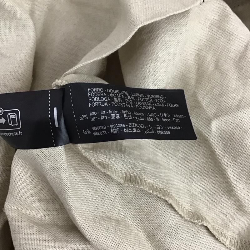 ザラ ZARA ワンピース ミニスカート XS 無地 ベージュ / ベージュ /  レディース USED 古着 中古 10144551