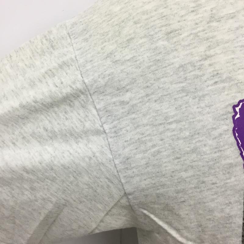 フルーツオブザルーム FRUIT OF THE LOOM Tシャツ 半袖 DEMOLITION23 バンドTシャツ L プリント 灰 / グレー /  メンズ USED 古着 中古 10119851