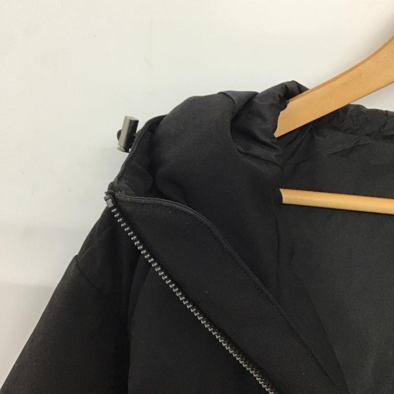 アデイインザライフ ユナイテッドアローズ A day in the life UNITED ARROWS ジャケット、上着 ジャンパー、ブルゾン ジップアップダウンジャケット アウターフード付きジャケット L 無地 黒 / ブラック /  メンズ USED 古着 中古 10147090