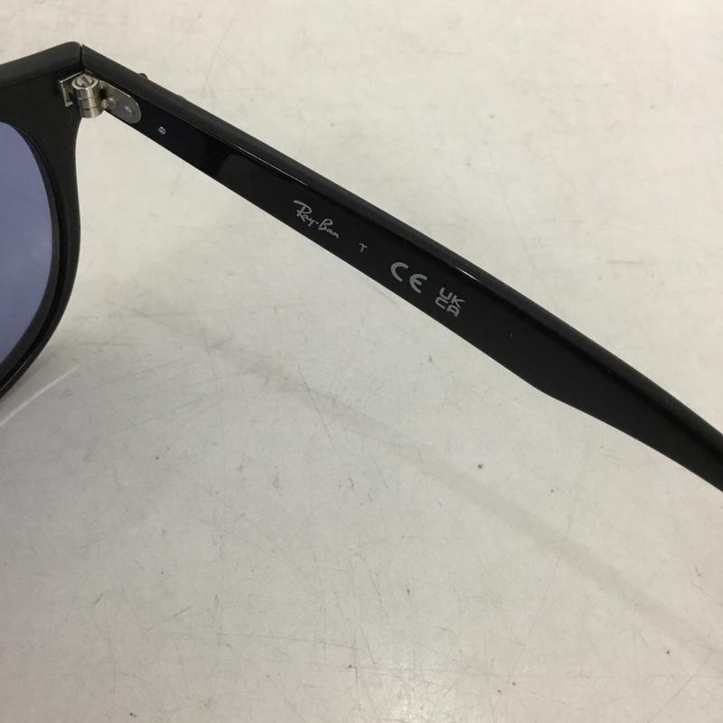 レイバン Ray-Ban めがね・サングラス サングラス RB4259F カラーレンズ ブルーレンズ ロゴ、文字 黒 / ブラック /  メンズ USED 古着 中古 10148884