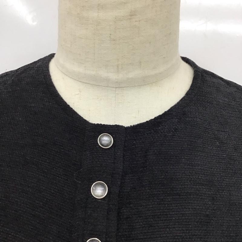 シャリーフ SHAREEF シャツ、ブラウス 長袖 15713049 ノーカラー ロングシャツ 1 無地 黒 / ブラック / X 青 / ブルー /  メンズ USED 古着 中古 10121355