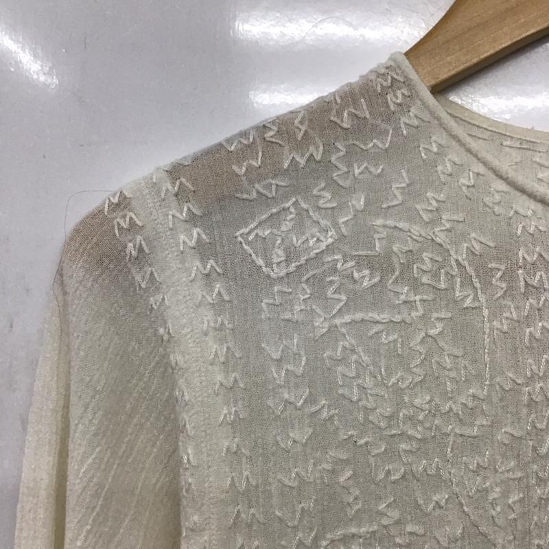 トゥデイフル TODAYFUL ワンピース ロングスカート 12010322 Embroidery Gauze Dress 長袖 36 刺繍 アイボリー / アイボリー /  レディース USED 古着 中古 10147155