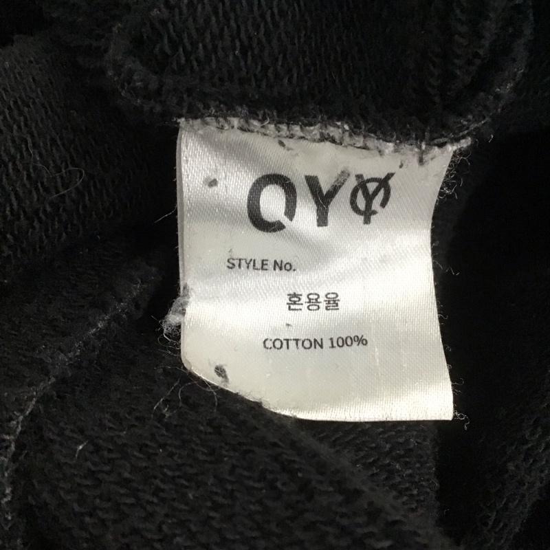 オーワイ OY パーカー 長袖 長袖パーカー プルオーバーパーカー スウェット ロゴ、文字 黒 / ブラック /  メンズ USED 古着 中古 10148589