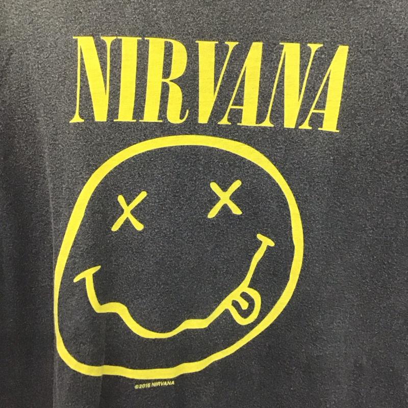 古着 USED Tシャツ 半袖 半袖カットソー プリントTシャツ クルーネックカットソー バンドTシャツ プリント ダークグレー / ダークグレー /  メンズ USED 古着 中古 10147587