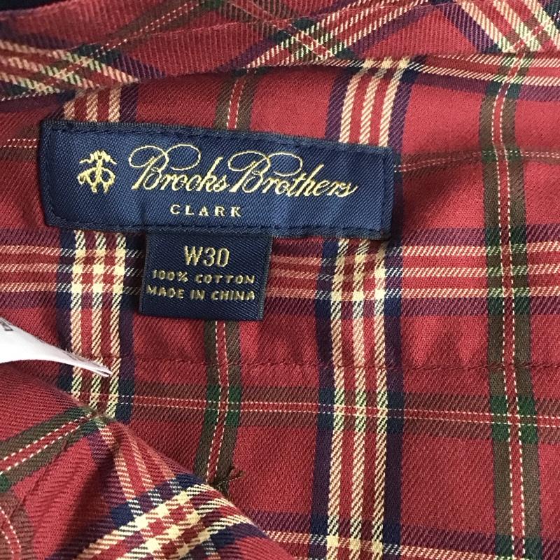 ブルックスブラザーズ BROOKS BROTHERS パンツ チノパン 魚釣り 刺繍 W30 30インチ 総柄 ベージュ / ベージュ /  メンズ USED 古着 中古 10111227