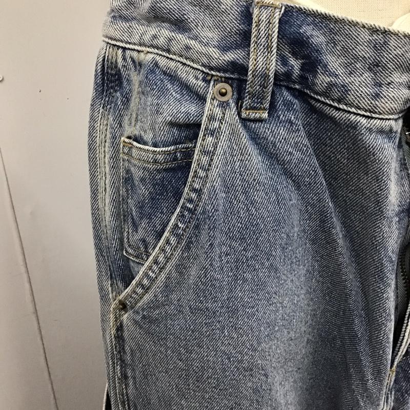 フリークスストア FREAK S STORE パンツ デニム、ジーンズ 1142248903702 ダブルニーデニム カーヴィーパンツ M 無地 青 / ブルー /  レディース USED 古着 中古 10118707