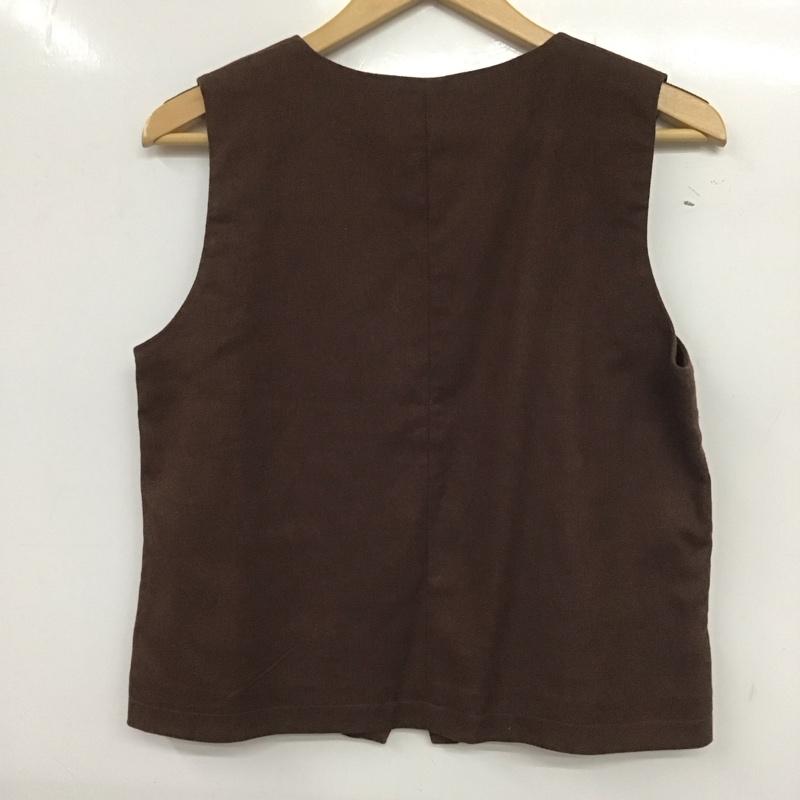 アズールバイマウジー AZUL BY MOUSSY ベスト ベスト FREE 無地 茶 / ブラウン /  レディース USED 古着 中古 10148424