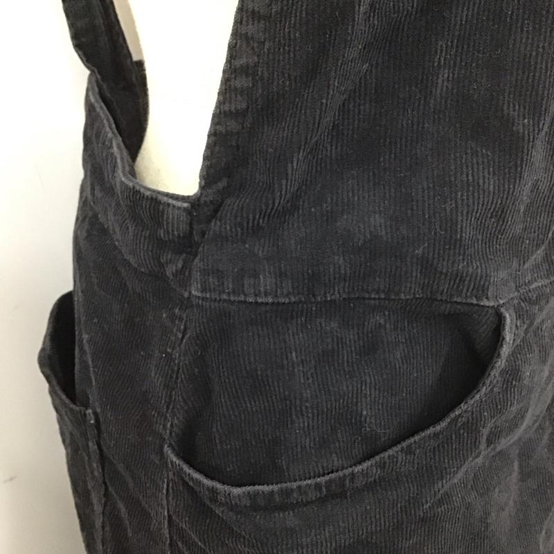 ザラ ZARA ワンピース ひざ丈スカート S 無地 黒 / ブラック /  レディース USED 古着 中古 10108113