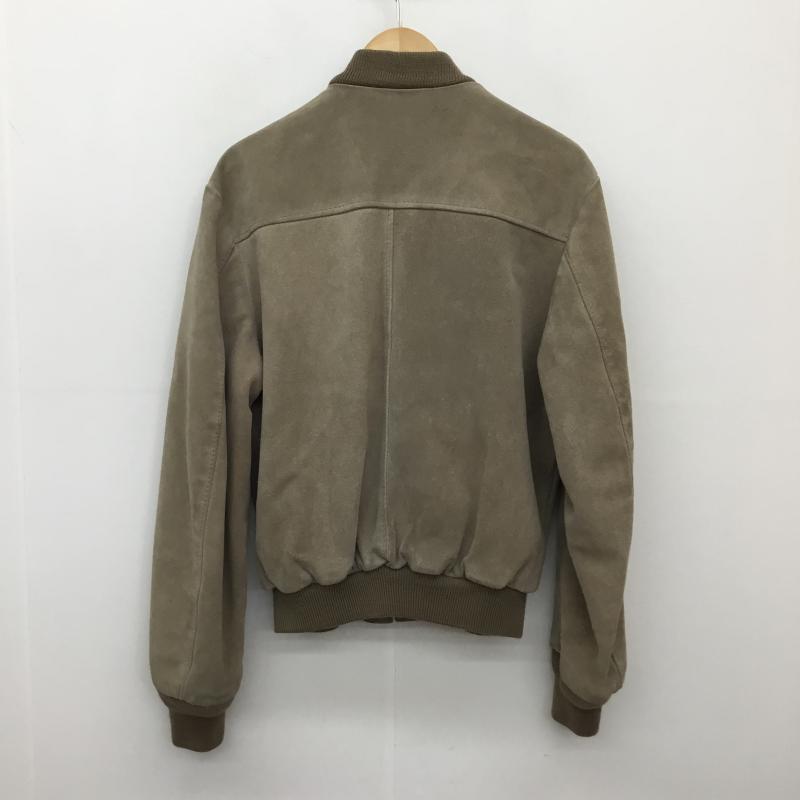 ショット schott ジャケット、上着 レザージャケット スウェード　レザージャケット 38 無地 ベージュ / ベージュ / X 茶 / ブラウン /  メンズ USED 古着 中古 10138775