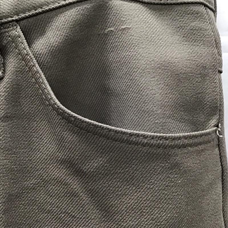 ラングラー Wrangler パンツ スラックス スラックス センタータックパンツ ストレートパンツ 34インチ 無地 茶 / ブラウン /  メンズ USED 古着 中古 10120523