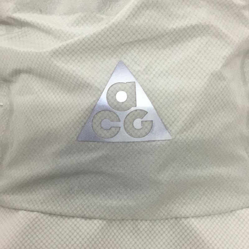 ナイキ エィシージー NIKE ACG 帽子 ハット FQ6845-025 エイペックス Storm-FIT ADV バケットハット タグ付き ロゴ、文字 灰 / グレー /  メンズ USED 古着 中古 10138046