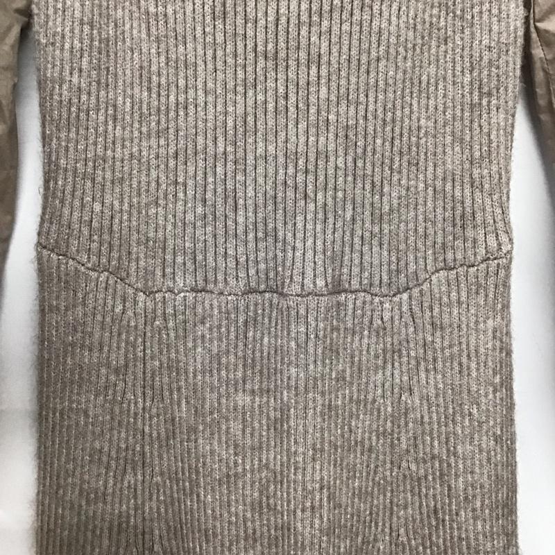 アルシーヴ archives ワンピース ロングスカート 長袖ロングワンピース ニットスカート パフスリーブ M 無地 マルチカラー / マルチカラー /  レディース USED 古着 中古 10141306