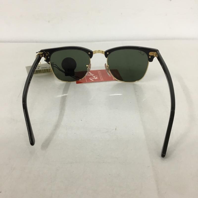 レイバン Ray-Ban めがね・サングラス サングラス RB3016 CLUBMASTER CLASSIC カラーレンズ 箱有 無地 黒 / ブラック / X 金 / ゴールド /  メンズ USED 古着 中古 10129431