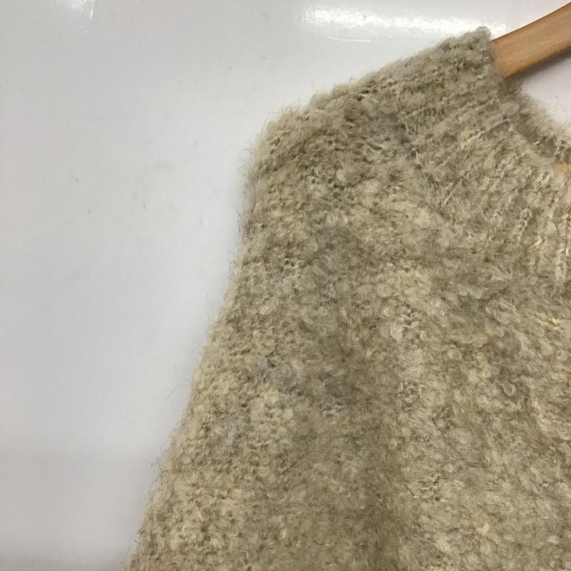 ジーナシス JEANASIS カーディガン 長袖 長袖ニットカーディガン 前ボタン ノーカラー シャギーブークレTNPO FREE 無地 マルチカラー / マルチカラー /  レディース USED 古着 中古 10145461