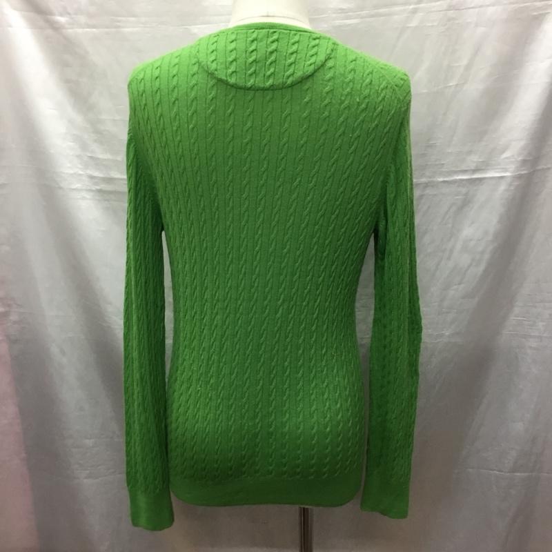 ブルーレーベル・クレストブリッジ BLUE LABEL CRESTBRIDGE ニット、セーター 長袖 3 無地 緑 / グリーン /  メンズ USED 古着 中古 10121815