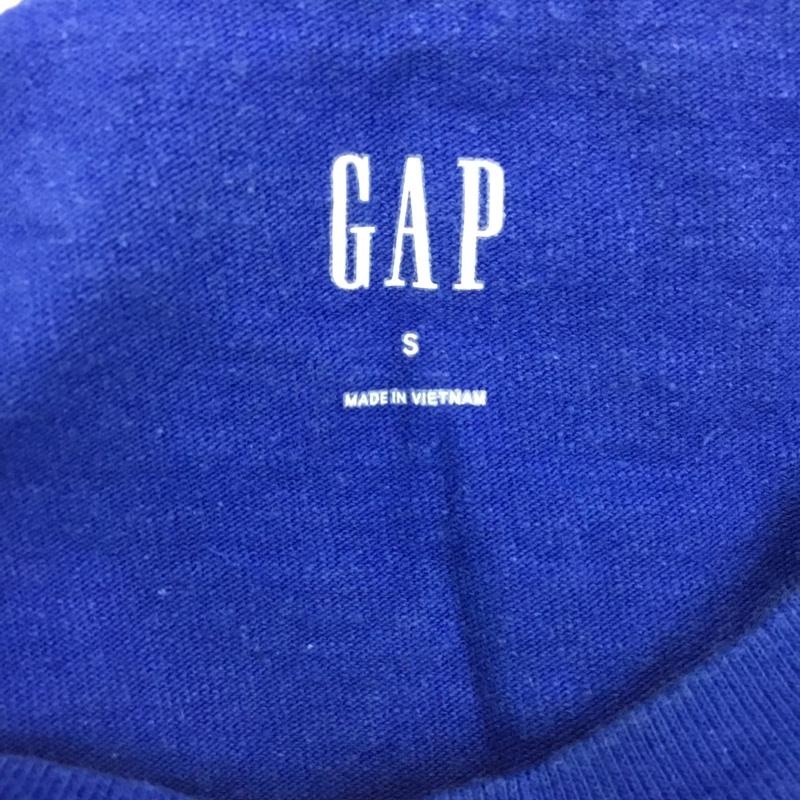 ギャップ GAP Tシャツ 半袖 S プリント 青 / ブルー /  メンズ USED 古着 中古 10110605