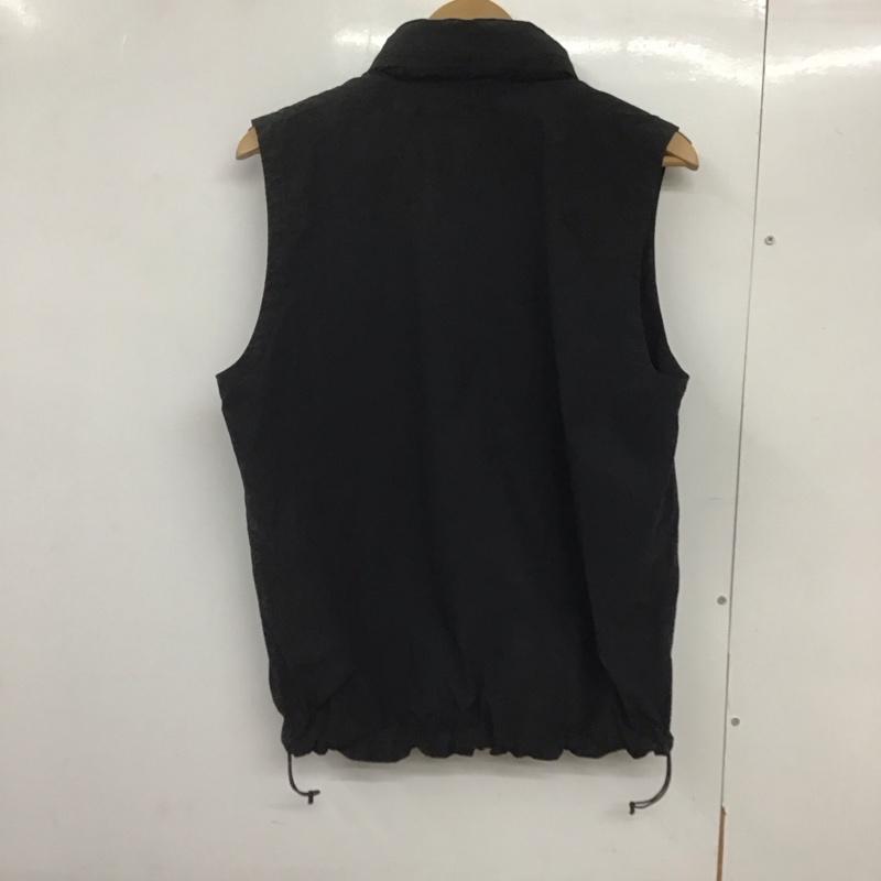 ザノースフェイス THE NORTH FACE ベスト ベスト np21306 ナイロンベスト ジップアップベスト アウター M ロゴ、文字 黒 / ブラック /  メンズ USED 古着 中古 10142875