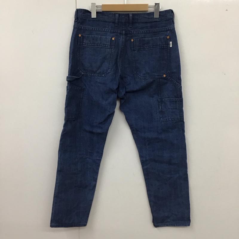 リポトレンタアンニ Ripo trenta anni パンツ デニム、ジーンズ デニムパンツ ストレートパンツ ワイドパンツ カジュアルパンツ L 無地 インディゴ / インディゴ /  メンズ USED 古着 中古 10119126