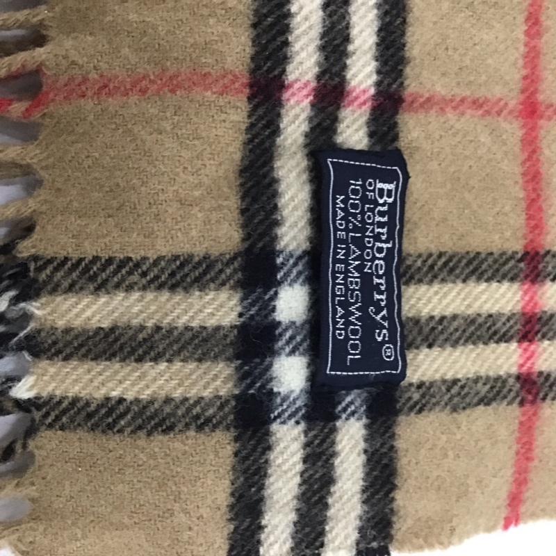 バーバリーズ BURBERRYS マフラー マフラー チェック マルチカラー / マルチカラー /  レディース USED 古着 中古 10148219